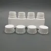 100 pcs/lot 20 ml HDPE blanc bouteille de pilule en plastique vide avec bouchon inviolable, bouteille de capsule vide