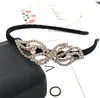 2021 New Fashion Girl / Lady Hair Smycken Huvudband Mix Style Glänsande Full Drill Alloy Fabric Art Bow Edge Hairpin