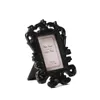 NewVictorian STYLE Смола Whiteblack Baroque Picture / Photo Frame Place Держатель карты Bridal Свадебный душ Служба подарка RRE11528