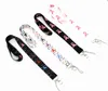 Brelok 10 SZTUK Czerwona wstążka Cute Cartoon Neck Pasek Key Smycz Karta Telefon Gym Telefon z Uchwyt ID USB DIY Sling Lasso