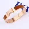 Enamel letter buckle bracelet men and women party wedding engagement couple gift jewelry punk style