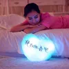 Poduszka / Dekoracyjne Poduszki Luminous Cute 30cm * 30 cm Star Heart Bear Led Light Plush Night Kids Poduszki Boże Narodzenie Zabawki Hurtownie