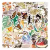 50pcs Cute Animal Gecko Stickers For wall Notebooks Stationery Laptop Computer Sticker Craft Supplies