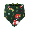 Abbigliamento per cani 5 Style Pet Dogs Natale Bandana Sciarpa di cotone Bavaglini Collare Accessori per toelettatura Animali domestici Forniture per abbigliamento unisex triangolare