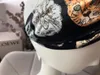 Designer Silk Tulband Hoofdbanden Tas Sjaal Voor Dames Mode Meisjes Dames Cat Stijl Zwart Haarbanden Sjaals Headwraps Haren Accessoires Geschenken Dropship