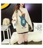 Winter oversized Sweater and Jumpers Oneck Cute Cartoon Bear Knitted Loose Style Pull Femme Hiver Korean Pullover 210430