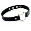 Punk Gothic Ceinture Collier Collier PU Cuir sur Cou Boucle Colliers Bijoux pour Femmes Parti