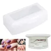 Nagelkonstutrustning Sterilisator Tray Box Sterilizing Clean Salon Manicure Implementera verktyg Prud22