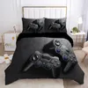 مجموعات الفراش zeimon اتجاهات التكنولوجيا الحديثة مجموعة ألعاب للبالغين أطفال gamepad comforter غطاء لحاف الهبي الشمال أغطية السرير