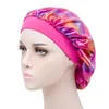 Laser Bonnet Night Sleep Cap Accessori per la cura dei capelli per adulto Raso a tesa larga elastico Turbante Chemio Ragazza ragazzo Cappello