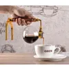 "Ny hemstil Siphon Coffee Maker Tea Siphon Pot Vacuum Coffeemaker Glass Typ Kaffemaskin Filter 3 kopp 5 kopp - Förbättra din bryggningsupplevelse!"