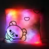 Honana Luminous Pillow Christmas Toys Led Light Plush Pillow Colorful Kids Toys Birthday Gift