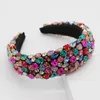 Molans Luxurious Padded Rhinestones Headbands Full Crystal Hair Bands Women Headwear New Hair Accessories X0722