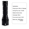 Mini Aluminum UV flashlights Powerful strong light 15w Blacklight flashlight waterproof 365NM detector lamp lights