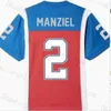 2 Johnny Manziel Hamilton Tiger Cats / Montreal Alouettes voetbalshirt aangepaste stijlen Ed voetbalshirt heren dames jeugd