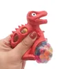 2021 Dinosaur Snail Lays Eggs Model Grape Venting Squeeze Balls toy Pressure Stress Relief Ball Children Sensory TPR Autism