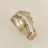 натуральный алмаз обручальное кольцо комплект