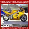 هيكل السيارة ل Kawasaki Ninja ZX 6R 636 600 CC Golden ZX 6 R ZX-6R ZX600C 94-97 الجسم 50HC.138 ZX-636 ZX600 ZX6R 94 95 96 97 ZX636 1994 1995 1996 1997 Fairing Kit