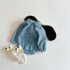 Autumn Baby Toddler Pagliaccetti a maniche lunghe Collar Collare Denim Jeans Pagliaccetto Bambini Bambini Giunti da ragazzi Ragazzi Ragazze Abbigliamento moda 20220223 H1