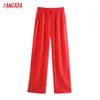 Tangada moda mulheres mulheres calças calças strethy cintura escritório senhora pantalon 5z162 210915