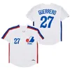 Montreal Expos Formaları 27 Vladimir Guerrero Beyzbol Forması Vintage 1982 2000 Evden Uzakta Mavi Beyaz Kırmızı Kazak Düğmesi