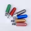 Mini flacon de parfum vaporisateur de 5ml, 16 couleurs, récipient cosmétique vide rechargeable de voyage, atomiseur, bouteilles en aluminium
