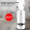 Humidificateur d'air à ultrasons à ultrasons avec diffuseur d'arôme d'huile essentielle Top Fill 4L avec télécommande intelligente