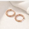 Men and Women Hip Hop Style Gold Plated 2.5mm Ear Clip Huggie Earring for Sale