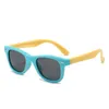 Lunettes de soleil pour enfants polarisées en gros lunettes de soleil en silicone Designer cadre rond filles lunettes de vue nuances pour enfants lunettes de mode lunettes 16 couleurs B7964