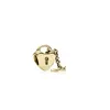 Nuovo arrivo 925 Sterling Silver oro giallo amore serratura fiocco di neve tag perline braccialetto di fascino accessori per gioielli da donna