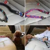 Tickpat Premium Durable Dog Car Seat Belt Fashion Adjustable Heavy Duty Pet Dog Safety Belt Elastic For Vehicle Accessories 211006