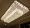 Hotelprojekt Beleuchtung Kronleuchter benutzerdefinierte rechteckige Lobby Deckenleuchte Keramik Schmuck Showroom Verkauf Sand Tisch LED