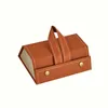 Glasses Case Cover PU Leather 4/5/6 Pairs Of Sunglasses Holder Box Eyeglasses Solid Storage Box Magnet Switch PU Bag 210626