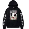 One Piece Anime Hoodie Мода Пуловер Топы с длинным рукавом Повседневная Печать Uniex Y0816