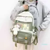 ファッション防水ナイロン女性バックパック盗難防止女の子スクールバッグ旅行かわいいラップトップ学生ブックバグリュックサック