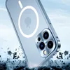 Luxus -Aluminiumlegierungs -Metallrahmenkoffer f￼r iPhone 11 12 13 Pro Max 12Mini 13 Mini -Unterst￼tzung f￼r Magsafe Magnetic Wireless Ladung