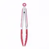 Silicone Food Clip Tool High Temperature Antiskid Bread Clips Baking Barbecue-Clip Kitchen Stainless Steel Tools CGY204