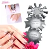 Nail Clipper Trimmer mould for Nails art design Templates Cutter Stencil Tool Smile Shape pattern Styling Forms Manicure t Tools NAT015