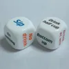 Pub Philling Game Dice Sip / 2 Чашки / Половина Кубка / Нет Выпить / При воле / снизу Ударные Бозоны 6-Фуйт Творческая игрушка D6 Multicolour Бар Party Party KTV Doaces Хорошая цена Высокое Качество # S7