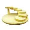 Solid wood function. Rotating sushi plate. el supplies. Snack rack. Art dishes. 210811