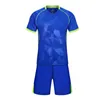 Soccer Jerseys Aangepaste 100% Polyester Slim Fit Short-mouw Mannen Voetbal Shirt Training Zomer