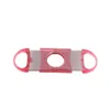 Portable Plastic Blade Pocket Cigar Cutter Round Tip Cigar Knife Scissors Shears Plastic Handles Smoking Tool Accessories