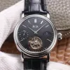 AX 42X12.5mm Montree De Luxe Manuel Tourbillon Hareketi Çelik Relojes Kılıf Lüks Saat Erkek Saatler Tasarımcı Saatler Bilek saatleri