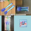Other Baby, Kids & Maternitykids Weaning Soft Sile Head 2 Pieces Baby Heat Sensing Thermal Feeding Fork Spoon Drop Delivery 2021 Sdiag