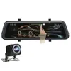 Cámaras de visión trasera para coche, sensores de aparcamiento, Novel-10 pulgadas Stream Media DVR, lente dual HD 1080P 32G, grabadora de vídeo con espejo, cámara de salpicadero