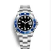최고 판매 남자 시계 New의 업그레이드 스타일 검은 빛나는 다이얼 회전 세라믹 베젤 패션 사파이어 유리 잠수함 2534