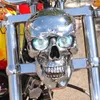 Bike Lights Skull Headlight At Universal LED Motorcycle Decorative Lamp Waterproof Accessory