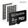 Lot de 100 cartes Cloudisk Micro SD 16 Go 32 Go 64 Go 128 Go 256 Go 512 Go 1 To Classe 10 Capacité réelle Carte MicroSD 1 Go 2 Go 4 Go 8 Go Classe 4-Classe 10 Carte mémoire