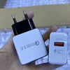 QC 3.0 Fast Wall Charger USBクイックチャージャーUS EUプラグ用iPhone X Samsung S10 S9 Wholesale Price