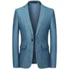 Men's Suits & Blazers Mens Spring Autumn 2021 Casual Suit Korean Edition Slim Blazer Male Wedding Business Jacket Coat